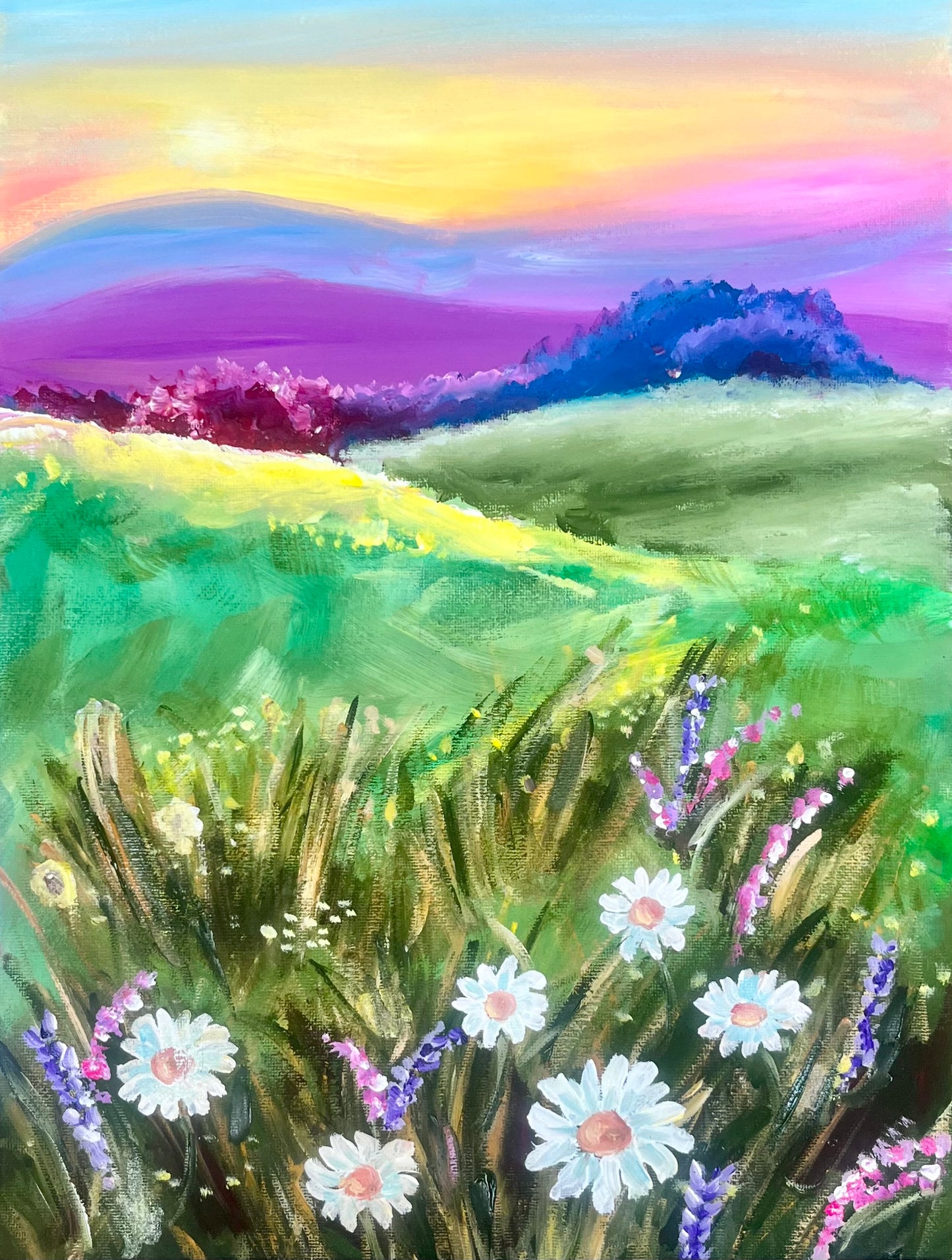 WildFlower Paint and Sip Saturday 20 June 5pm