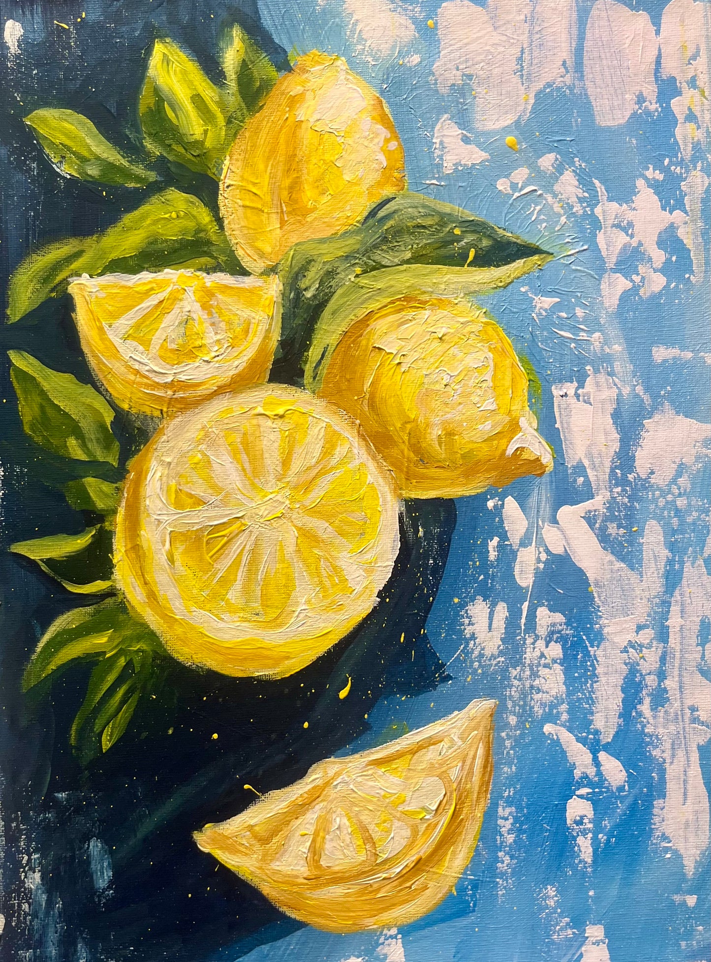 Lemons Paint and Sip Saturday 01 August 5pm