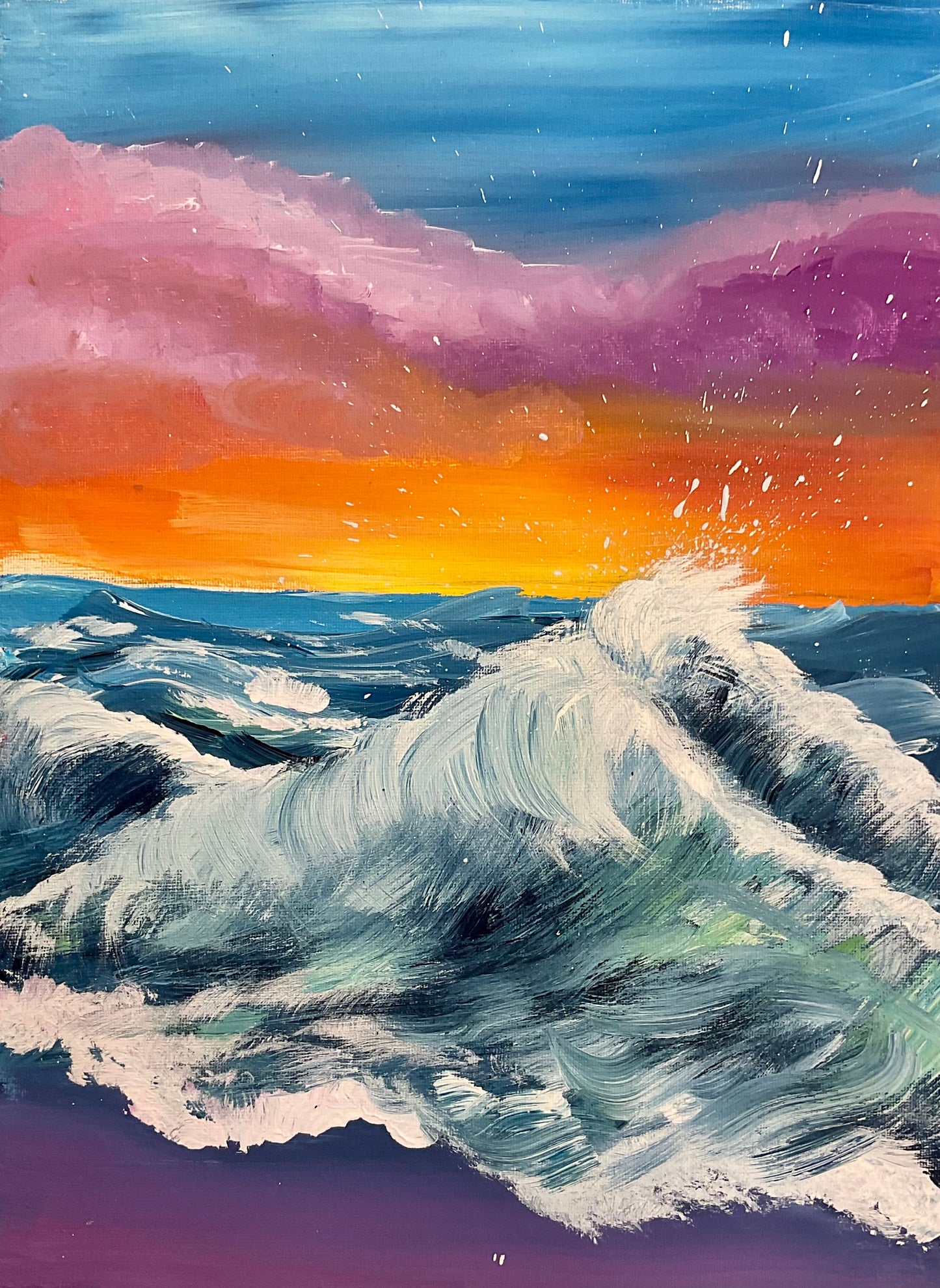 Beach Waves Paint and Sip - Friday 19 September 7pm