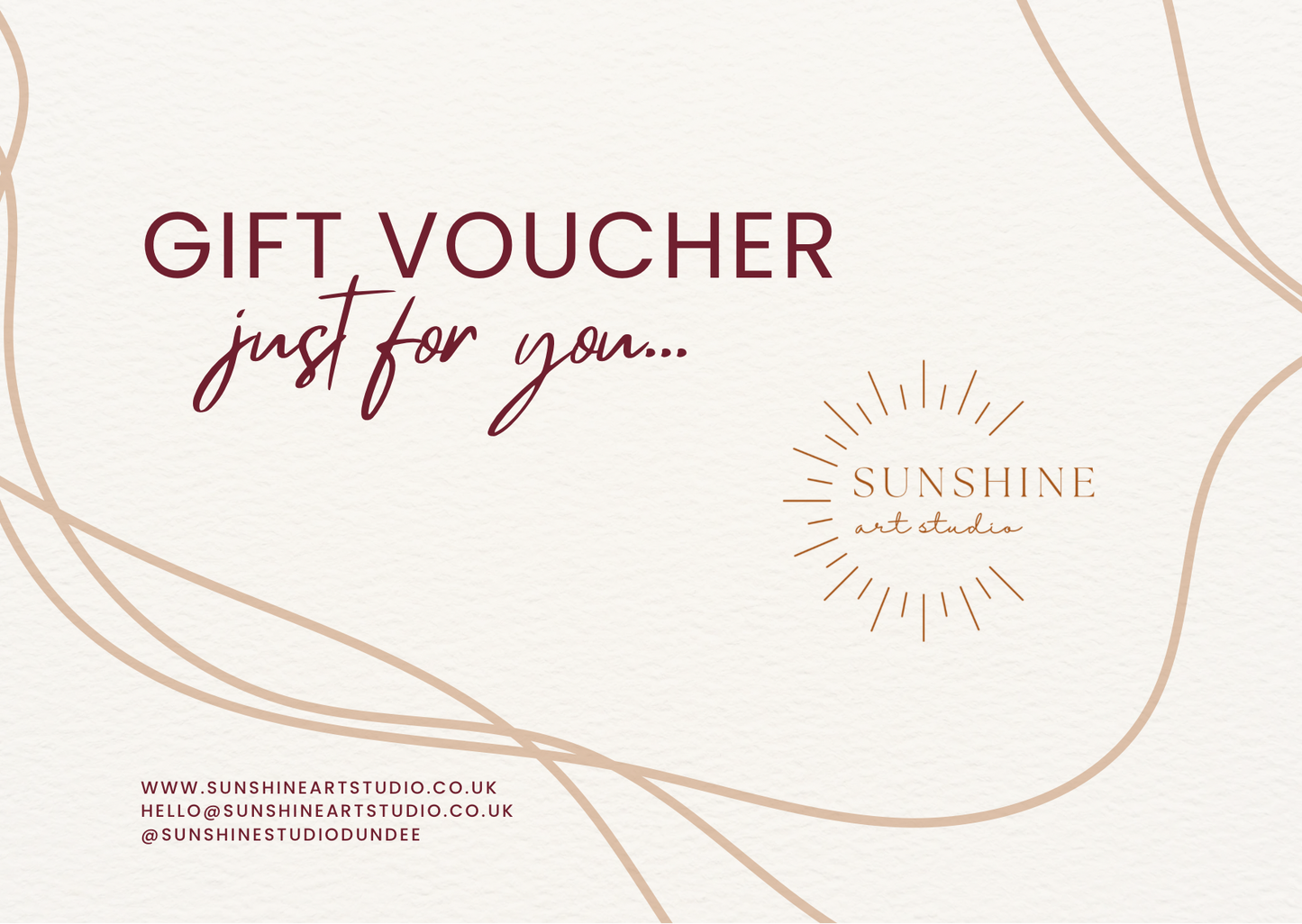 Sunshine Art Studio Gift Card