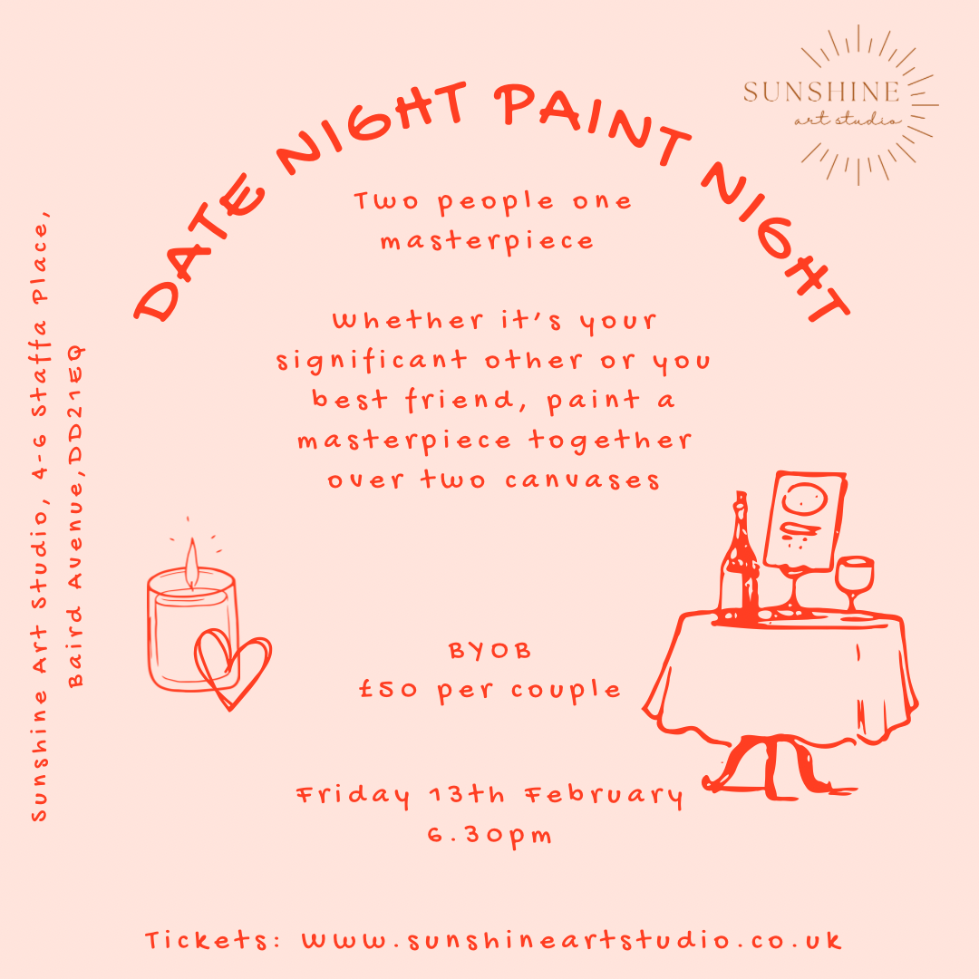 Date Night Paint Night Friday 13 February 6.30pm