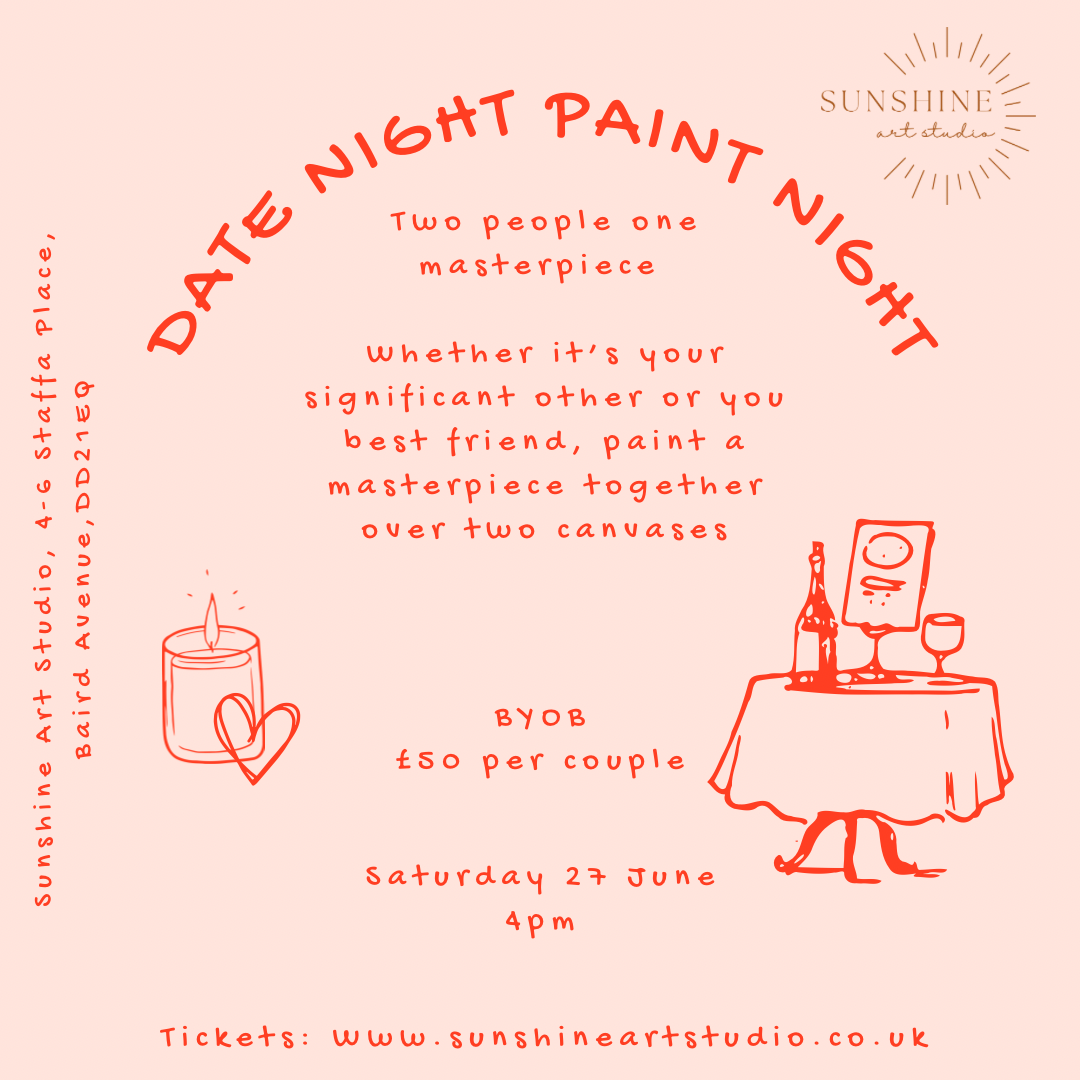 Date Night Paint Night - Saturday 27 June 4pm
