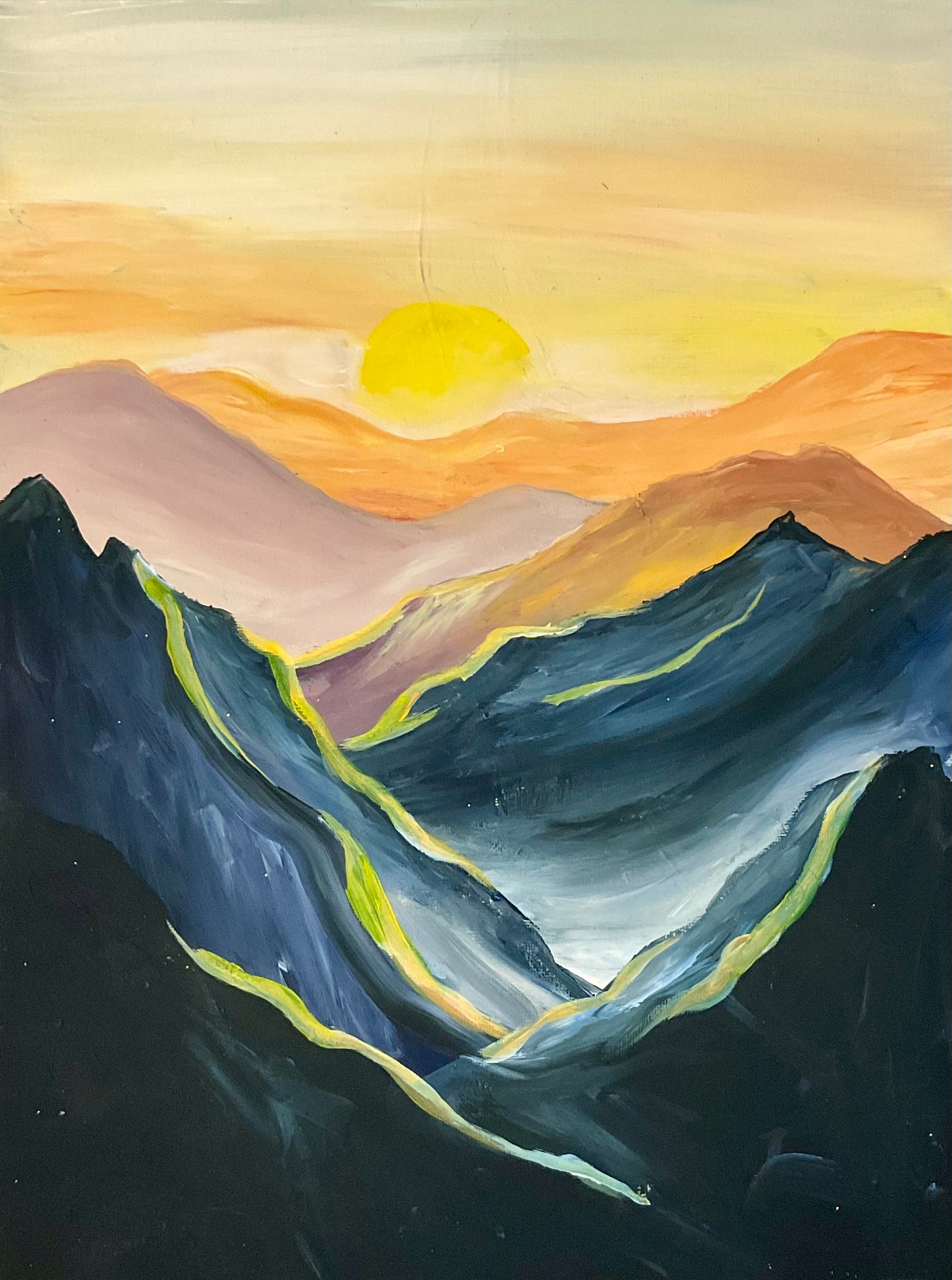 Mountains Paint and Sip - Friday 5 September 7pm