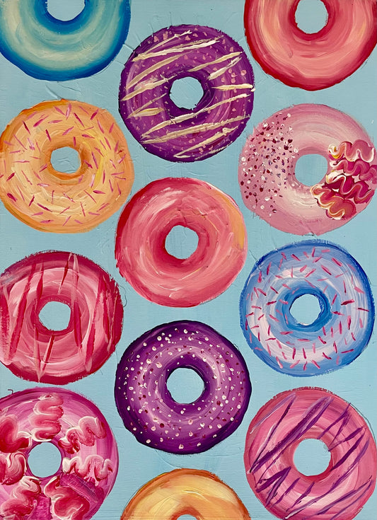Donuts Paint and Sip - Saturday 13 June 5pm
