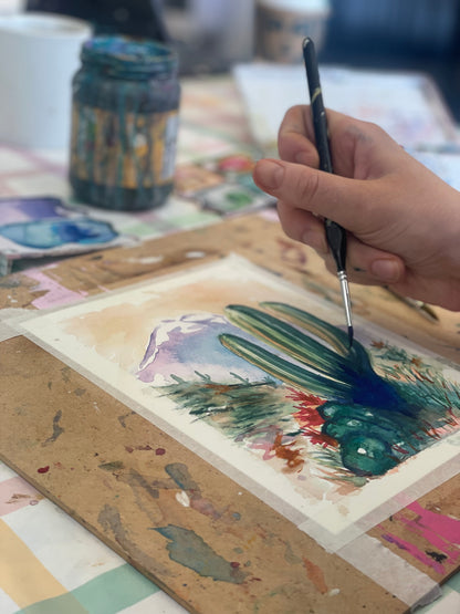 Watercolour Weekly Class - Saturday Mornings