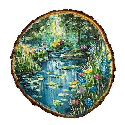 Wood slice Paint and Sip - Saturday 16 August 2pm