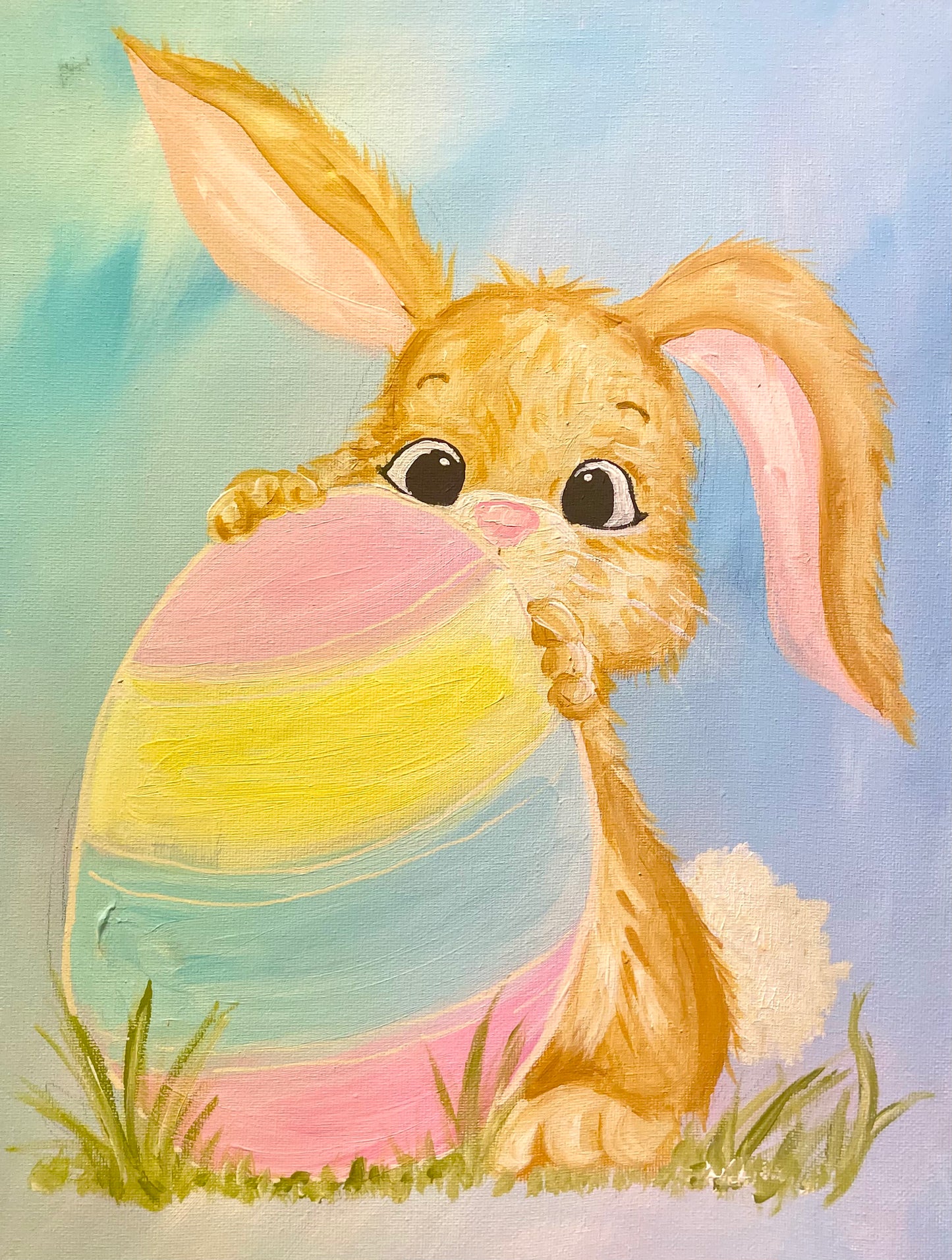 Easter bunny Adult and Child Painting Workshop - Saturday 04 April 2pm