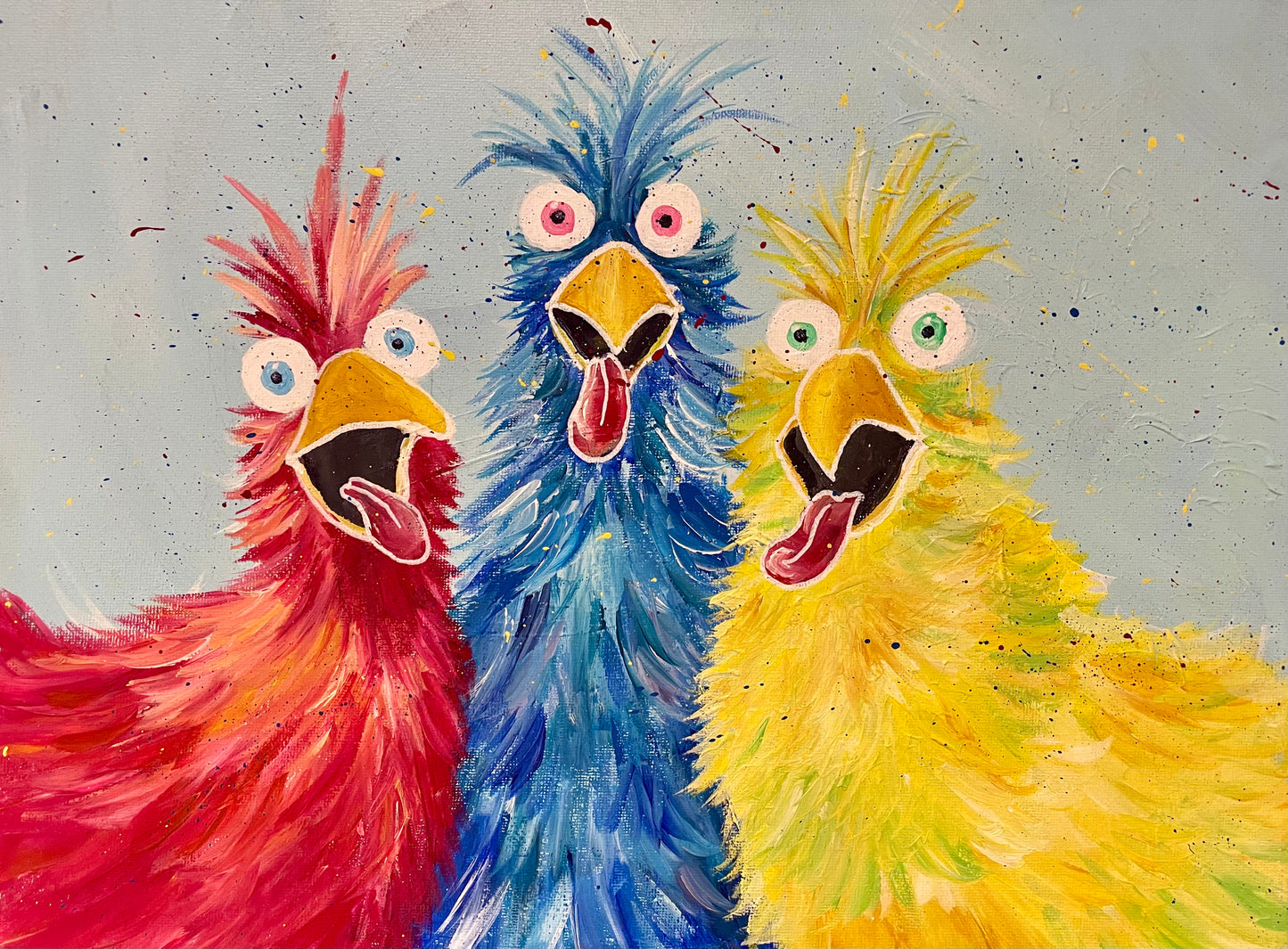 Silly Chickens Paint and Sip Saturday 21 March 5pm